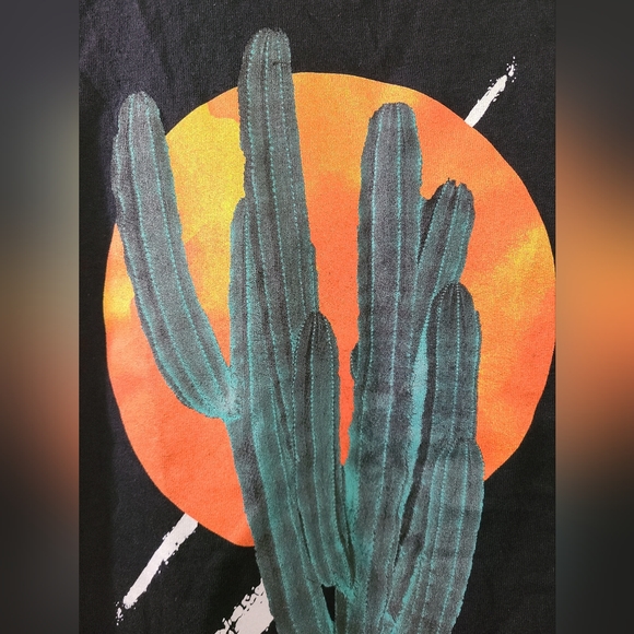 Lira Black Sunset Cactus Tee - Picture 6 of 7